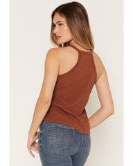 Women's Wren Floral Embroidered Halter Tank Top