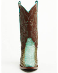 Women's Maggie Exotic Caiman Western Boots - Round Toe