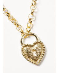 Women's Western Muse Heart Concho Statement Necklace