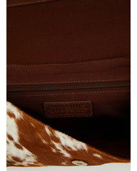 Women's Sable Hair-On Tooled Shoulder Bag