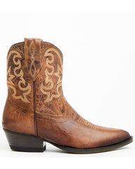 Women's Lacer Short Boots - Round Toe