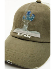 Women's Serape Print Cactus Mesh-Back Baseball Cap