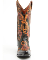 Women's Aleena Tooled Floral Western Boots - Snip Toe