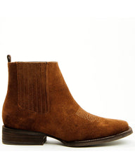 Women's Beverly Pull-On Western Booties - Broad Square Toe