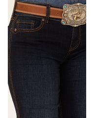 Women's Tess Mid Rise Trouser Performance Stretch Denim Jeans