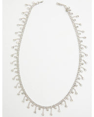 Women's Dangling Rhinestone Hat Band