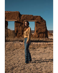 Women's Dixon Embroidered Faux Suede Fringe Jacket