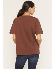 Women's Western Embroidered Short Sleeve Graphic Tee