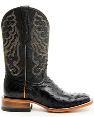Women's Kacie Exotic Ostrich Western Boots - Broad Square Toe
