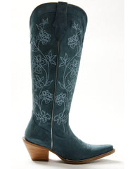 Women's Flora Suede Tall Western Boots - Snip Toe