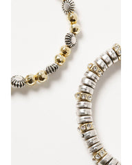 Women's Western Muse Layered Charm Bracelet Set - 4 Piece