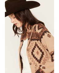 Women's Brandi Southwestern Print Button Front Cardigan