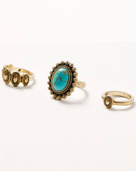 Women's Summer Solstice Southwestern Charm Ring Set - 5 Piece