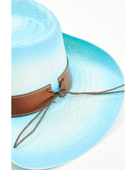 Women's Better In Blue Straw Cowboy Hat