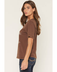 Women's Cowboy Horse Short Sleeve Boyfriend Graphic Tee