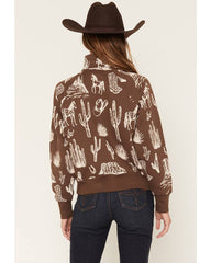 Women's Kate Conversation Print 1/2 Zip Pullover