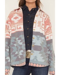Women's Southwestern Print Shacket