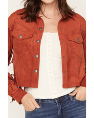 Women's Sierra Faux Suede Trucker Jacket