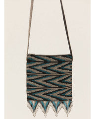 Women's Glass Beaded Crossbody Bag