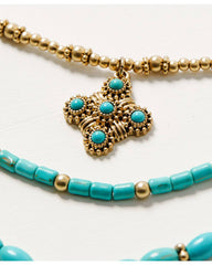 Women's Summer Solstice Beaded Layered Necklace