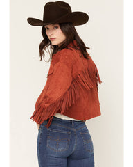 Women's Sierra Faux Suede Trucker Jacket