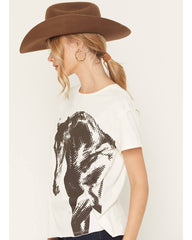 Women's Horse Pixel Short Sleeve Graphic Tee