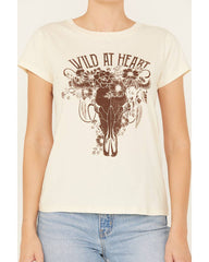 Women's Wild At Heart Short Sleeve Graphic Tee