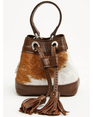 Aurora Mini Hair-On Bucket Coin Purse Bag Charm
