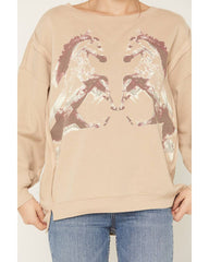 Women's Horse Graphic Sweatshirt