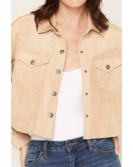 Women's Sierra Faux Suede Trucker Jacket
