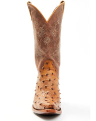 Women's Daisie Exotic Full Quill Ostrich Western Boots - Snip Toe