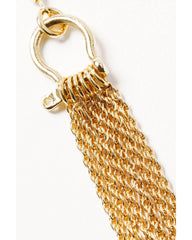 Women's Western Muse Horse Bit Chain Fringe Earrings