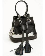 Aurora Mini Hair-On Bucket Coin Purse Bag Charm