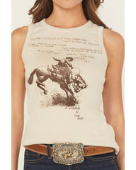 Women's Bucking Horse Rib Knit Tank Top