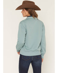 Women's Double Horse 1/2 Zip Pullover