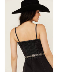 Women's Concho Scalloped Belt