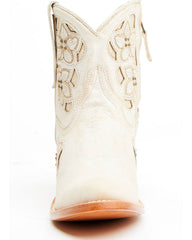 Women's Lily Floral Embroidered Western Fashion Booties - Round Toe