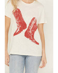 Women's Boot Short Sleeve Graphic Tee