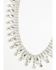 Women's Tear Drop Rhinestone Hat Band