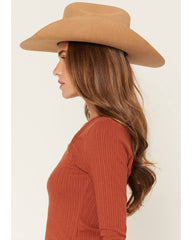 Women's Textured Rib Knit Long Sleeve Top