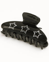 Women's Silver Stars Claw Clip