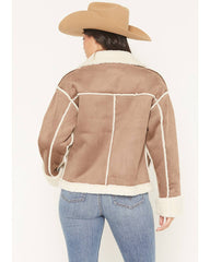 Women's Wildcat Sherpa Lined Faux Suede Jacket