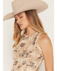 Women's Oakhurst Conversation Print Tank Top