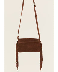 Women's Cassidy Hair-On Tooled Leather Crossbody
