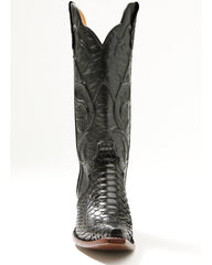 Women's Exotic Python Tall Western Boots - Snip Toe