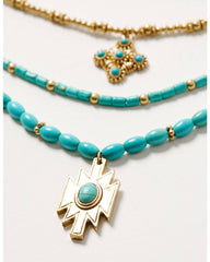 Women's Summer Solstice Beaded Layered Necklace