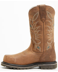 Women's Pull-On Western Work Boots - Composite Toe