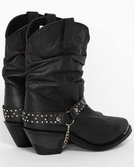 Women's Tammye Slouch Harness Fashion Boots - Round Toe