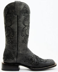 Women's Lasy Western Boots - Broad Square Toe