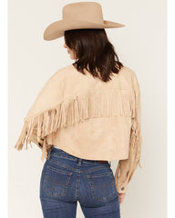 Women's Sierra Faux Suede Trucker Jacket